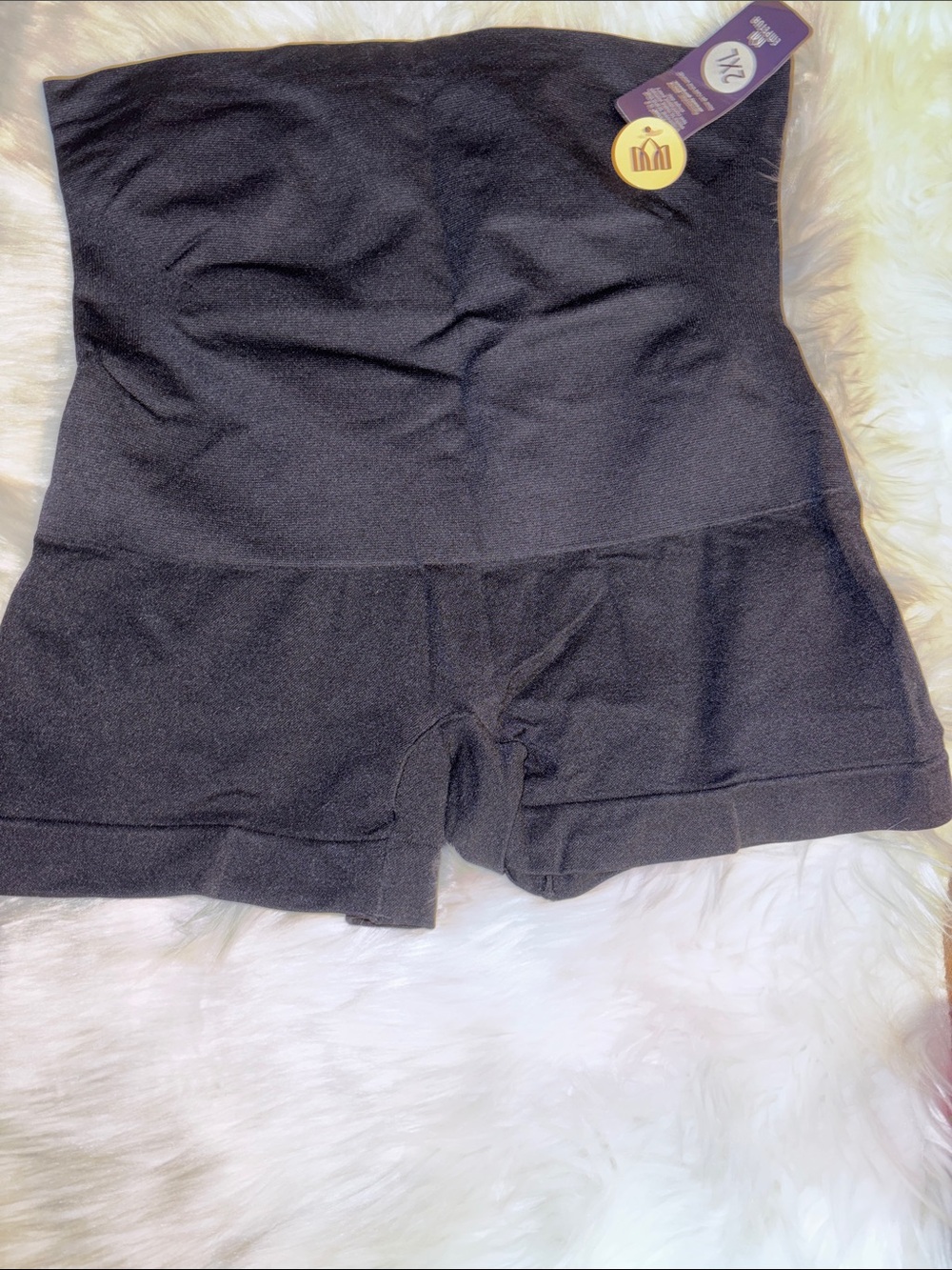 Shapermint Black High-Waist Shaping Boyshorts